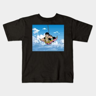 Parachuting Skydiving Free Fall Kids T-Shirt